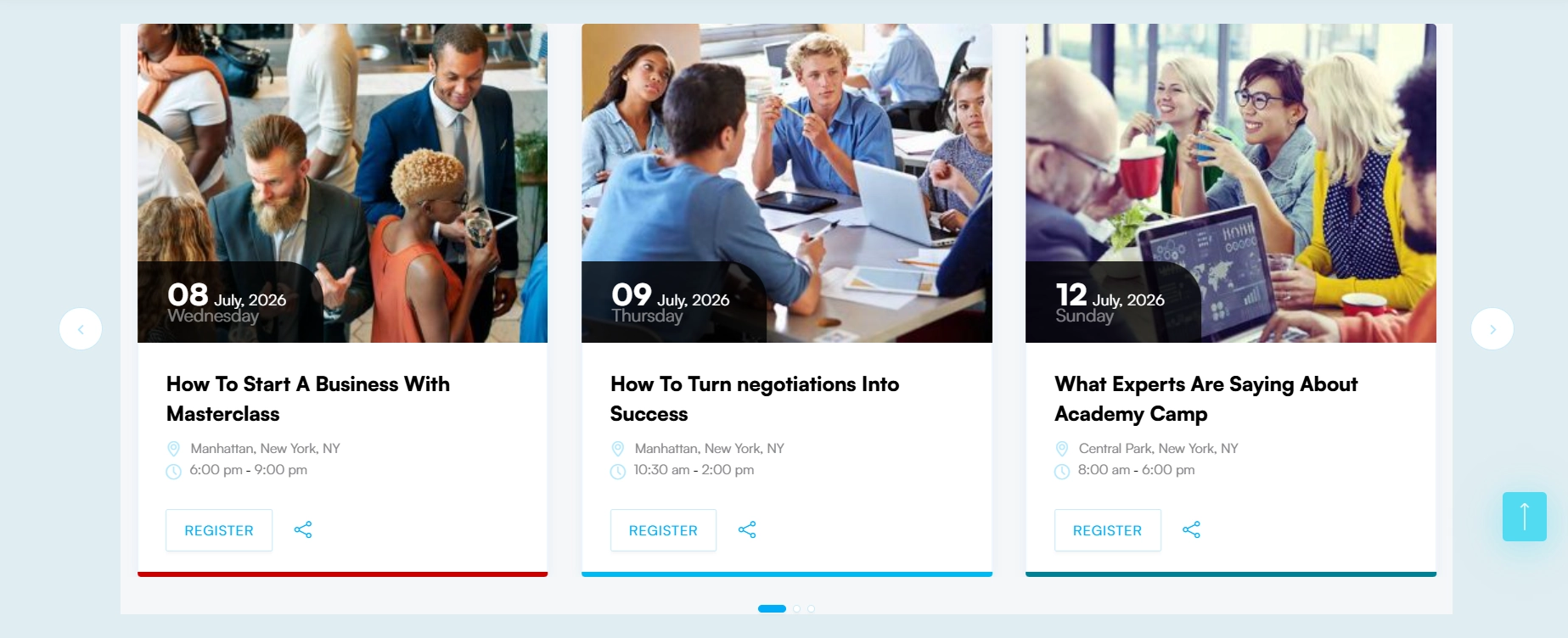 Sistema profesional de reservas y gestión de eventos en WordPress Sistema de reservas y gestión de eventos en WordPress con calendario, venta de entradas y eventos destacados.