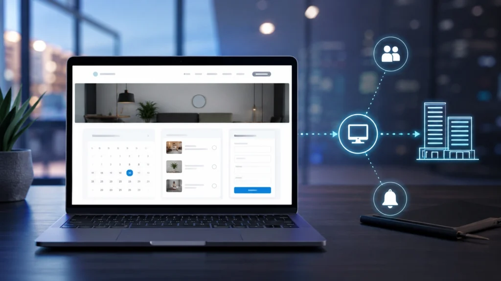 Sistema de reservas online integrado en una página web para un negocio
